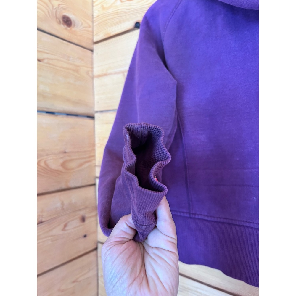 Scuba Hoodie Full Zip Women Small Purple Cotton Fleece Sweatshirt Lululemon - Picture 7 of 8